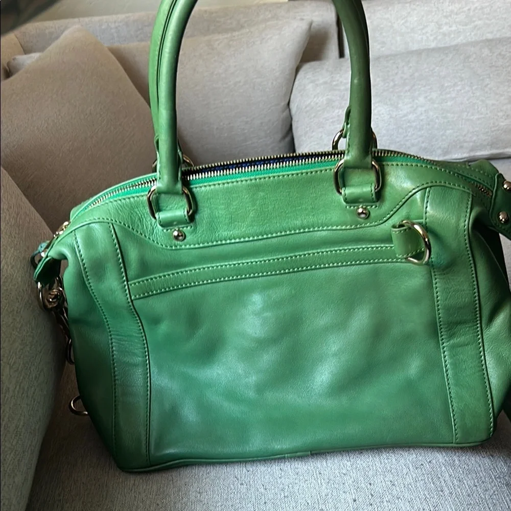 Rebecca Minkoff MAB Green Leather Handbag